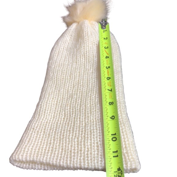 Hand-Knit Alpaca Blend Beanie with Removable Faux Fur Pom Pom Hat main image 13